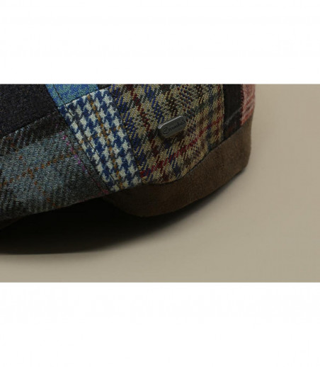 Newsboy Cap  braun Wolle